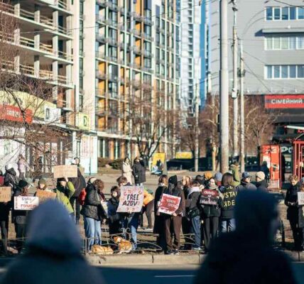 В Киеве прошла акция в поддержку военнопленных / Фото: Валентини Поліщук